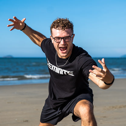 Teminite Script T-Shirt - Black