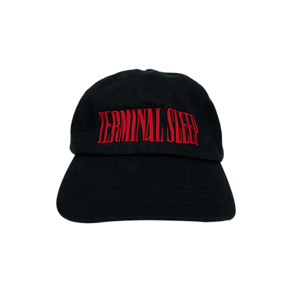 Embroidered Logo Cap - Black/Red
