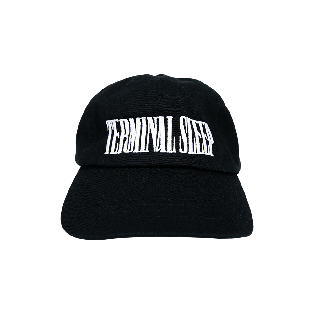 Embroidered Logo Cap - Black/White
