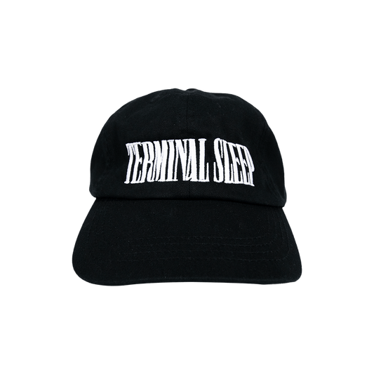 Embroidered Logo Cap - Black/White