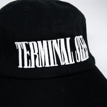 Embroidered Logo Cap - Black/White