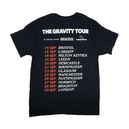 Gravity UK Tour T-shirt - Black