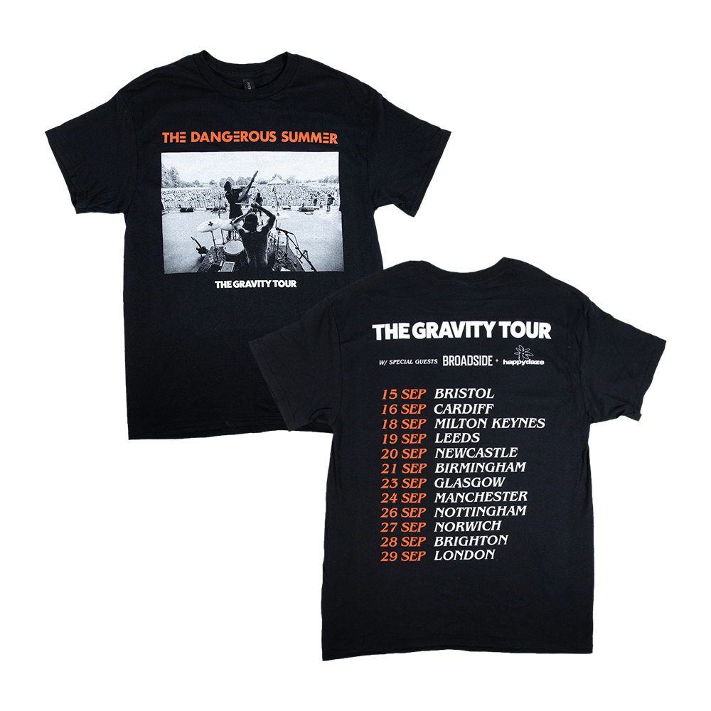 Gravity UK Tour T-shirt - Black