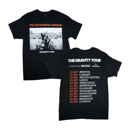 Gravity UK Tour T-shirt - Black