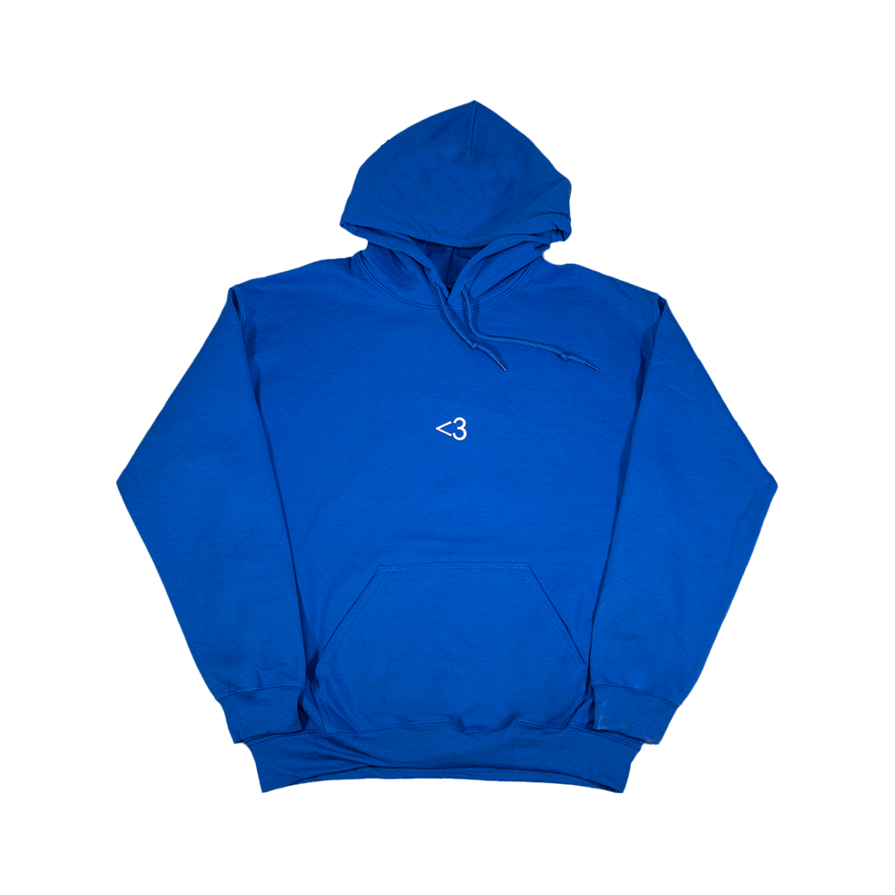 Heart Hoodie - Blue