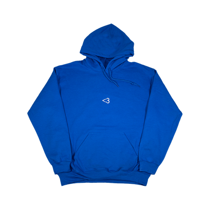 Heart Hoodie - Blue