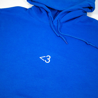Heart Hoodie - Blue