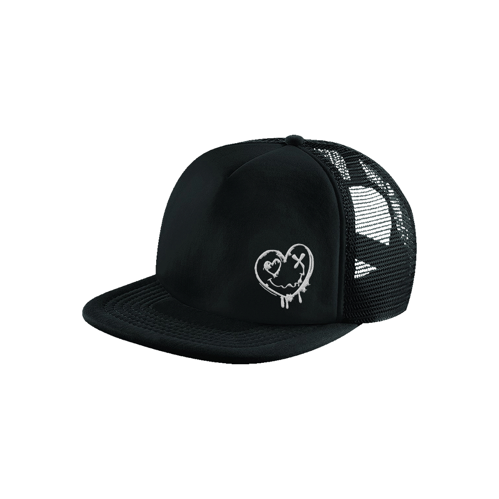 TNB Heart Classic Trucker Cap - Black
