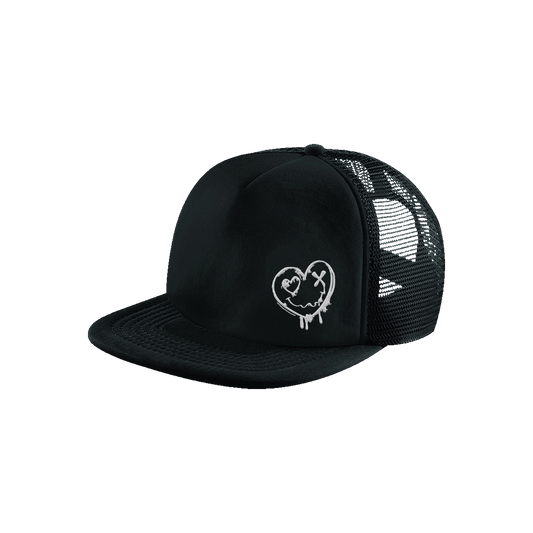 TNB Heart Classic Trucker Cap - Black