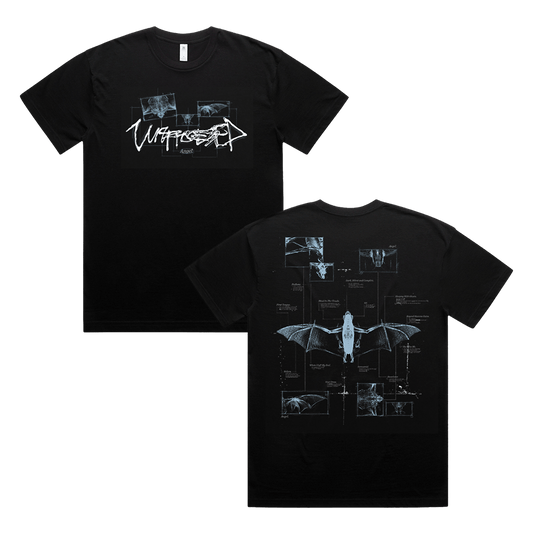 Angel Anatomy Tee - Black