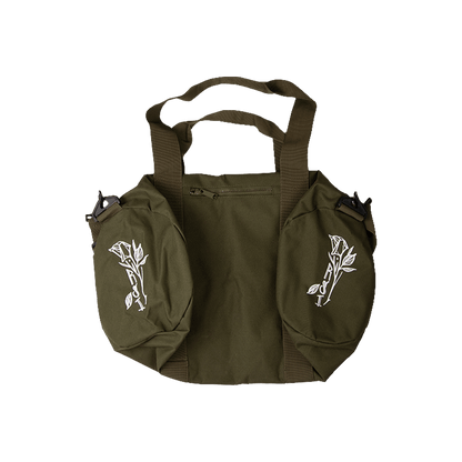 Roses for the Dead Barrel Bag - Green image 0