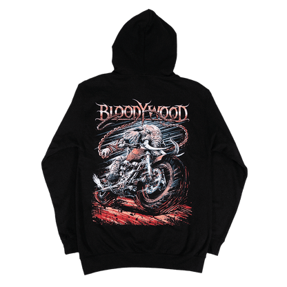 Motorbike Hoodie - Black image 3