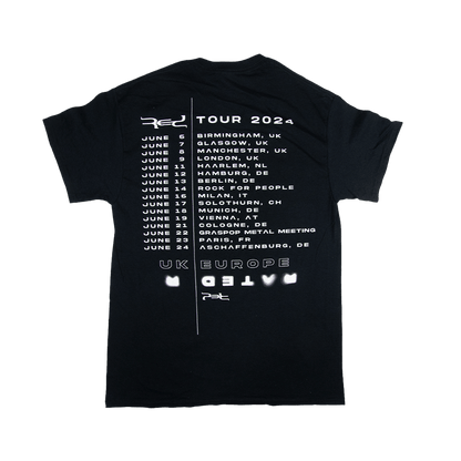 Rated R UK/EU 2024 Tour T-Shirt - Black image 4