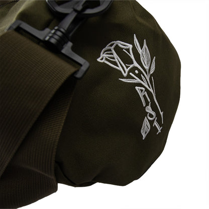 Roses for the Dead Barrel Bag - Green image 1
