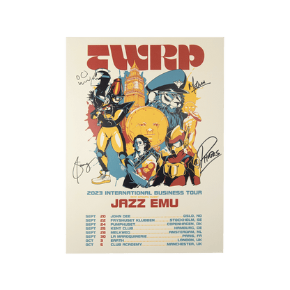 2023 IB Tour Poster - Natural (Signed) image 0