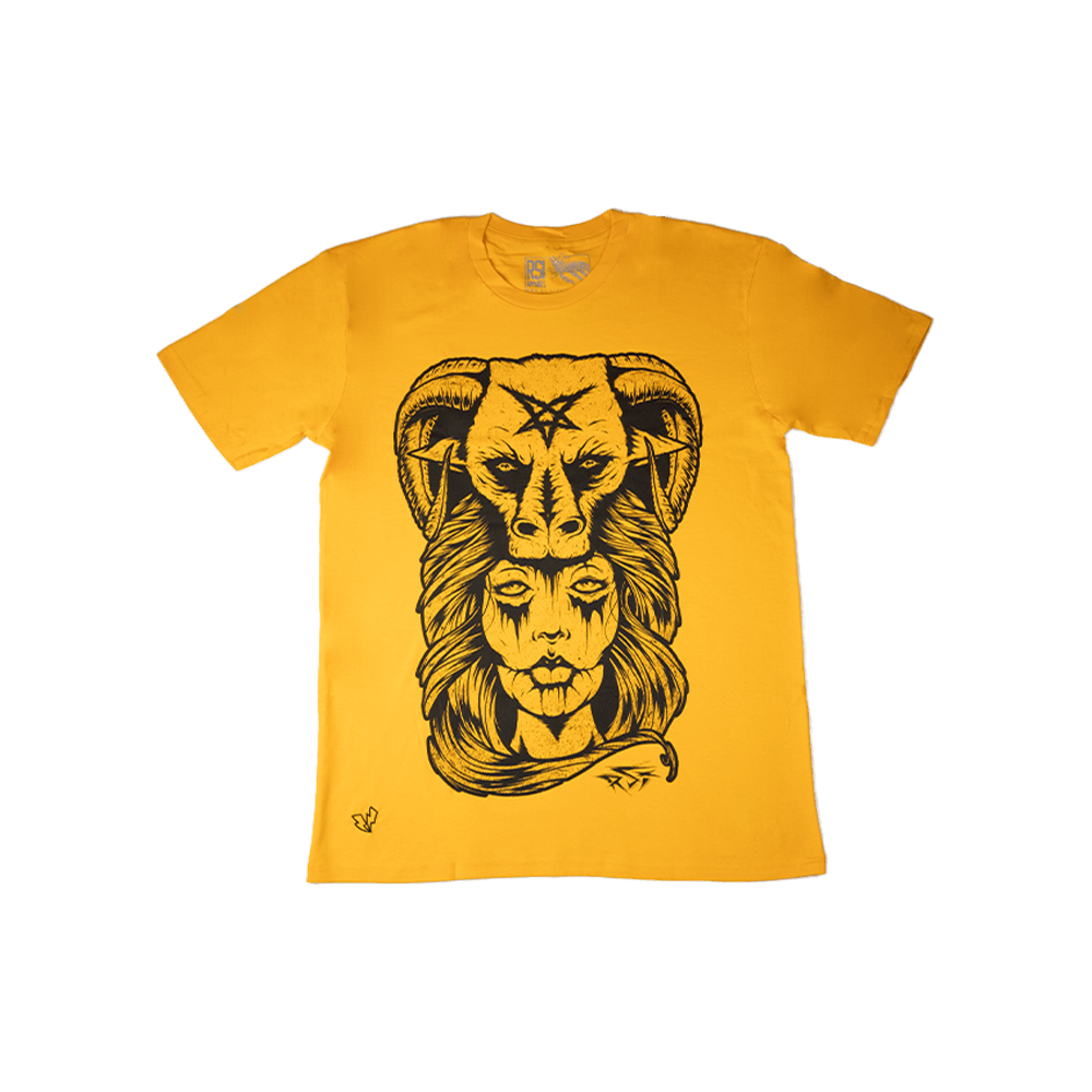 Baphomet T-Shirt - Gold image 0