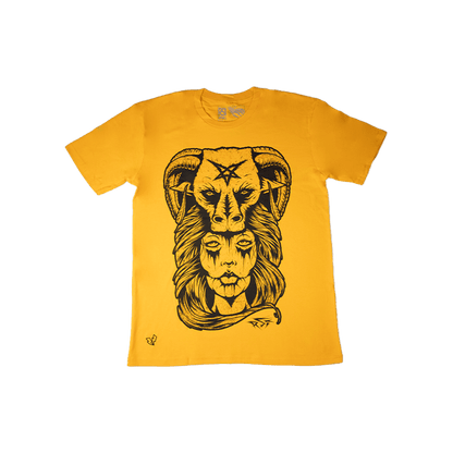 Baphomet T-Shirt - Gold image 0