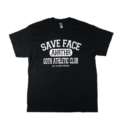 Goth Athletic Tee - Black image 0
