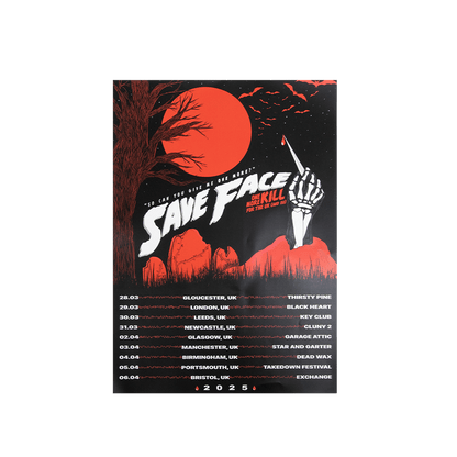 UK Tour 2025 Poster - A3 image 0