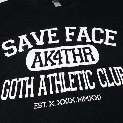 Goth Athletic Tee - Black image 2