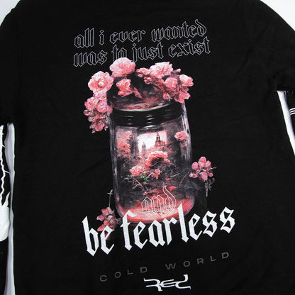 Cold World Hoodie - Black image 7