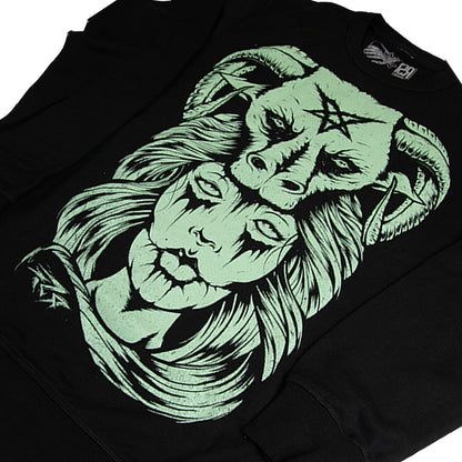 Baphomet Crewneck - Black image 1
