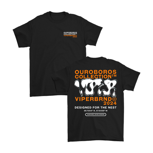 Ouroboros Tee - Orange/Black image 0
