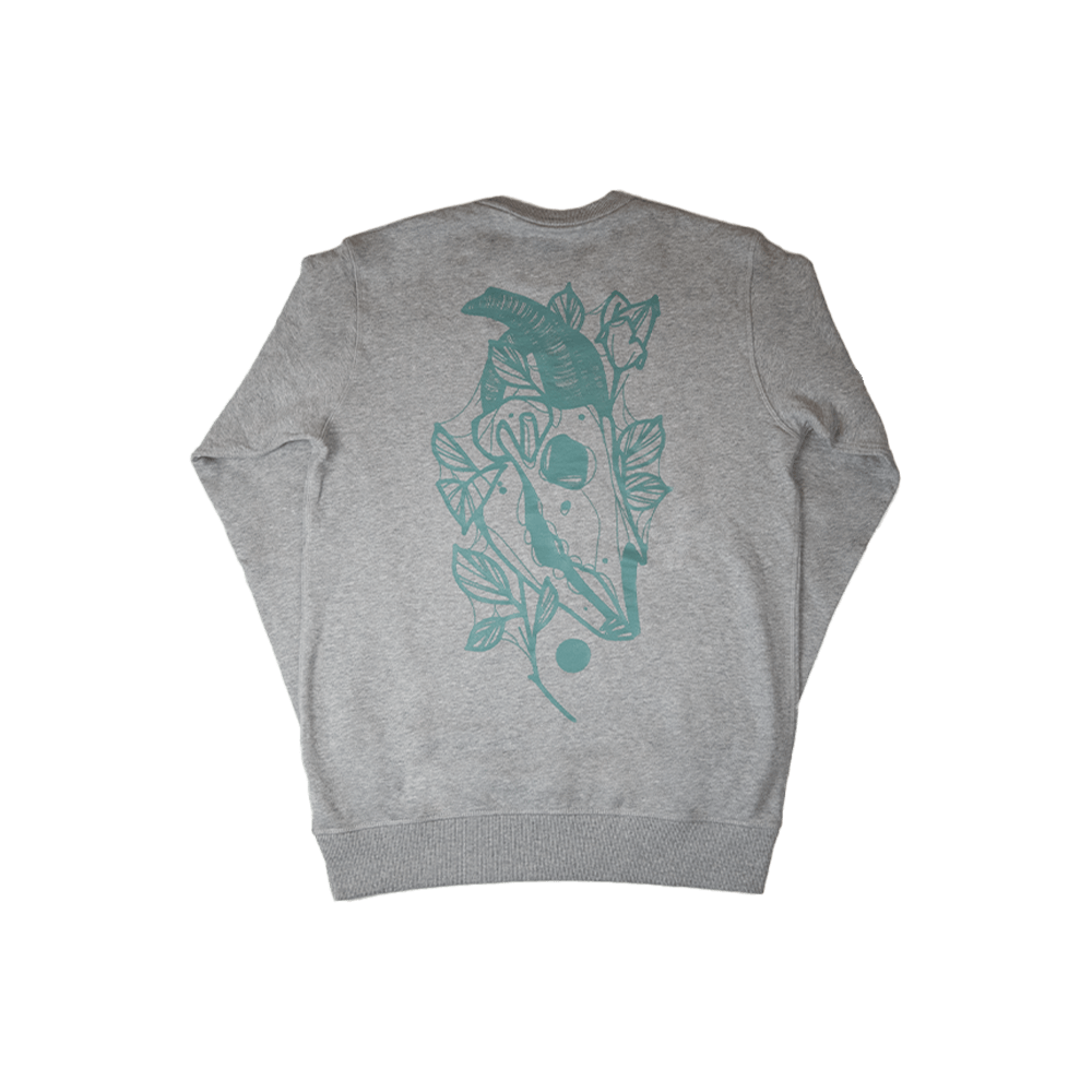 Roses For The Dead Crewneck - Grey image 3