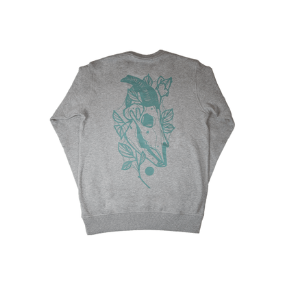 Roses For The Dead Crewneck - Grey image 3