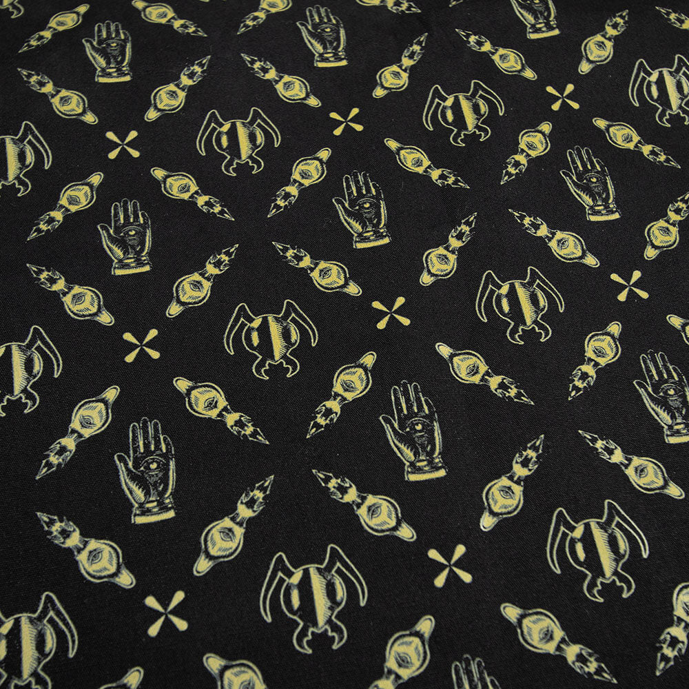 Mantras All Over Tote Bag - Black image 3