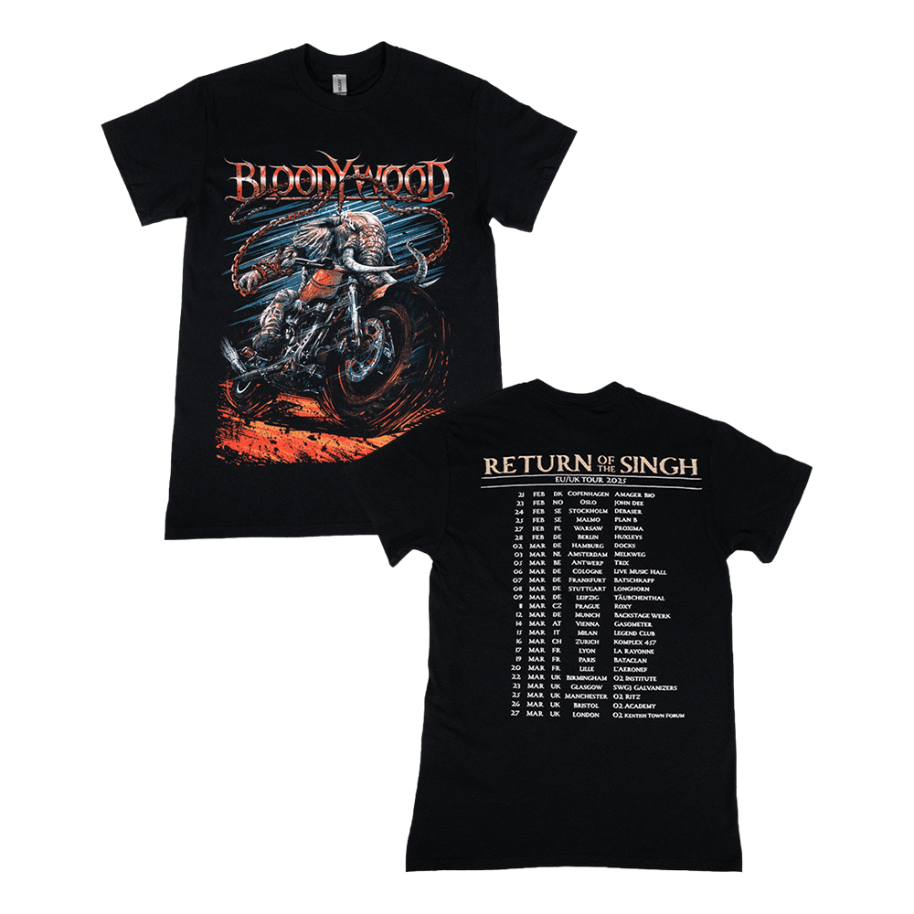 EU/UK Tour 2025 Tee - Black image 0