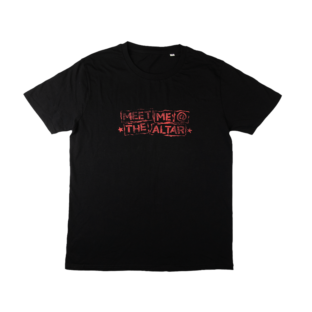 Red Logo T-Shirt - Black image 0