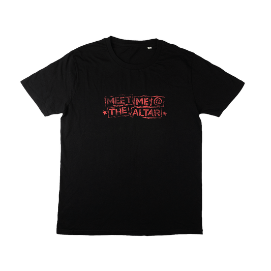 Red Logo T-Shirt - Black image 0