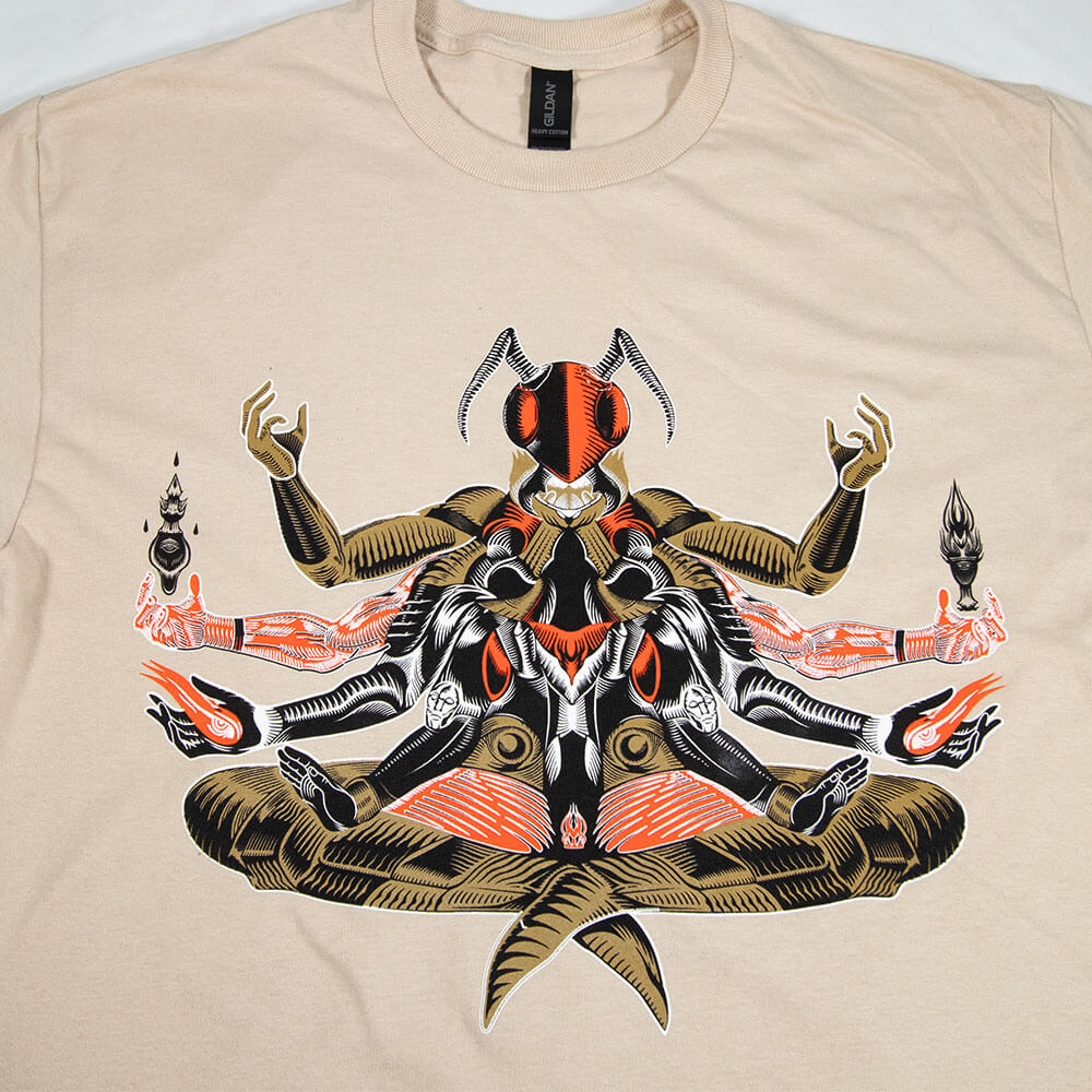 Mantras EU+UK Tour 24 Tee - Sand image 2