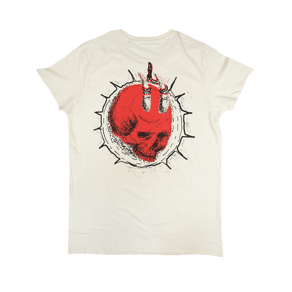 Devil Skull Tee - Ecru image 4