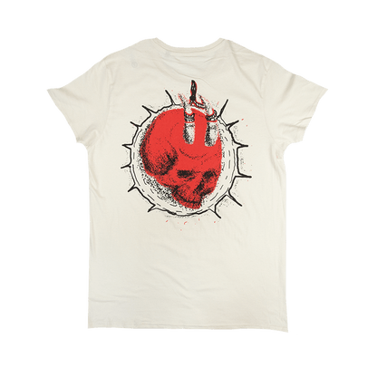 Devil Skull Tee - Ecru image 4