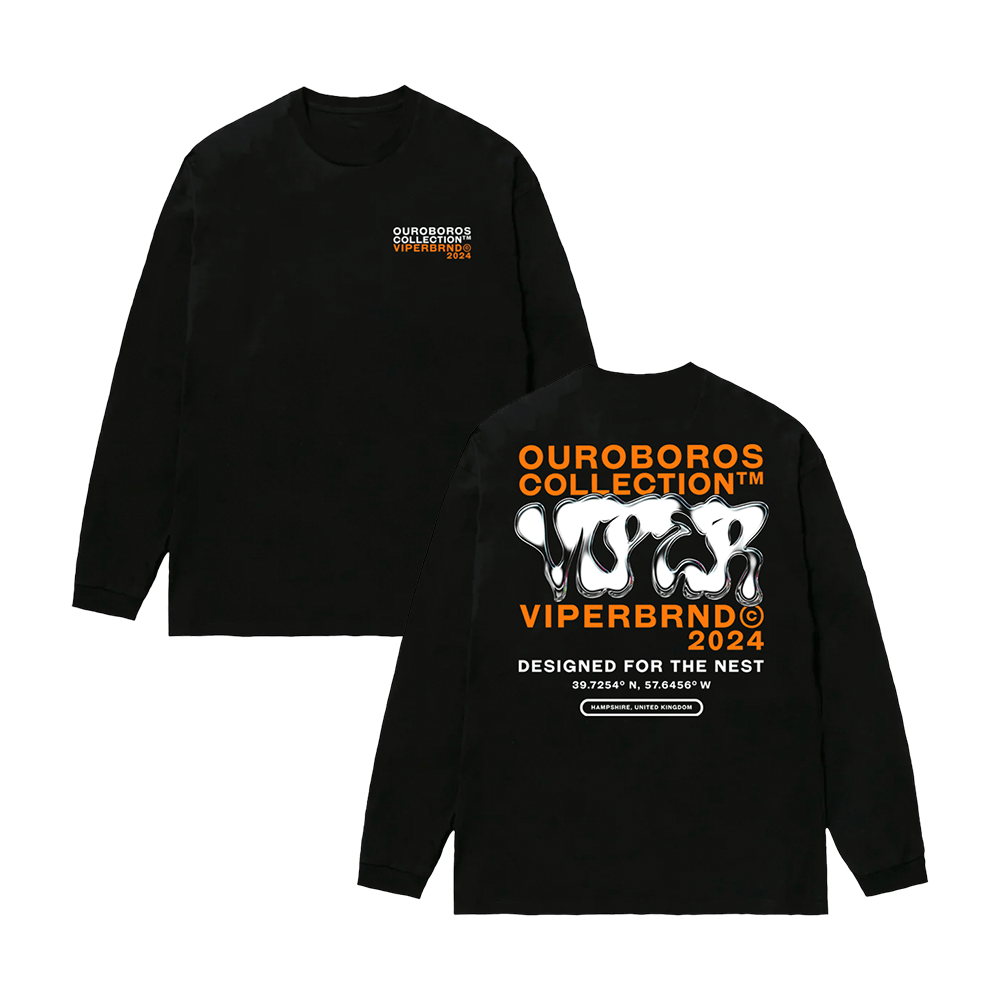 Ouroboros Longsleeve - Orange/Black image 0