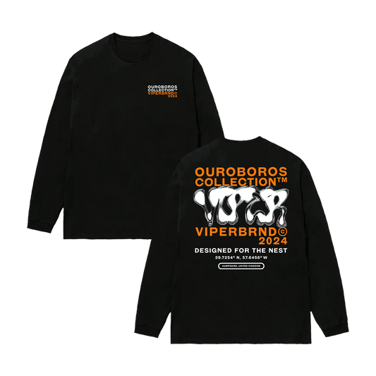 Ouroboros Longsleeve - Orange/Black image 0