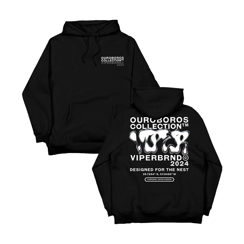 Ouroboros Hoodie - White/Black image 0