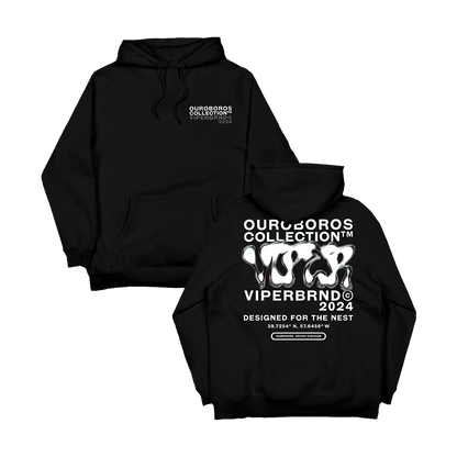 Ouroboros Hoodie - White/Black image 0