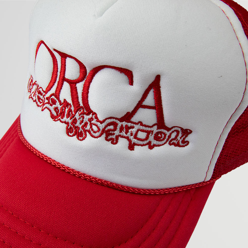 Orca Trucker Cap - White/Red image 2