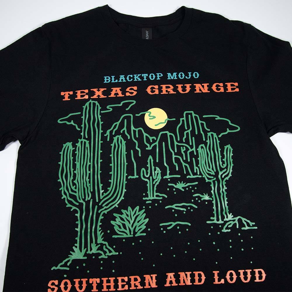 Texas Grunge Tee - Black image 1