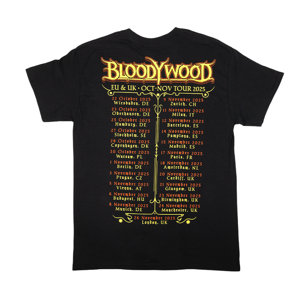 EU/UK Nov Tour 2025 Tee - Black image 3