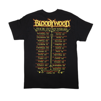 EU/UK Nov Tour 2025 Tee - Black image 3