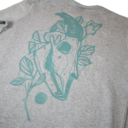Roses For The Dead Crewneck - Grey image 4
