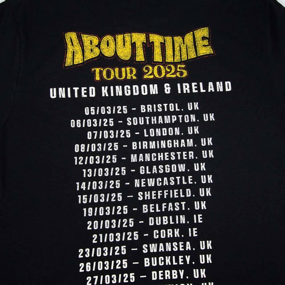 Blacktop Mojo x Shamans Harvest UK/IRE 25 Tour T-Shirt - Black image 4