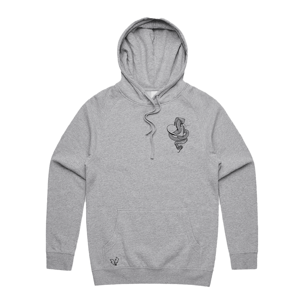 Eat Your Heart Out Hoodie - Grey image 0