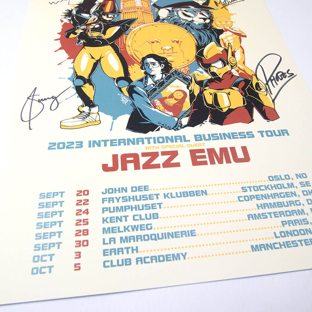 2023 IB Tour Poster - Natural (Signed) image 1