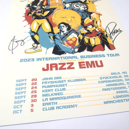 2023 IB Tour Poster - Natural (Signed) image 1