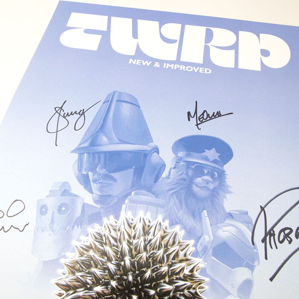New & Improved Poster (Signed) image 1